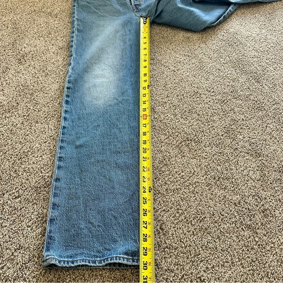 Levi’s Ribcage Straight Ankle Jeans Size 26 Blue - Picture 9 of 13
